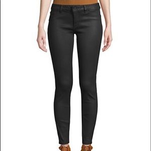 DL1961 Black Coated Florence Skinny Jeans